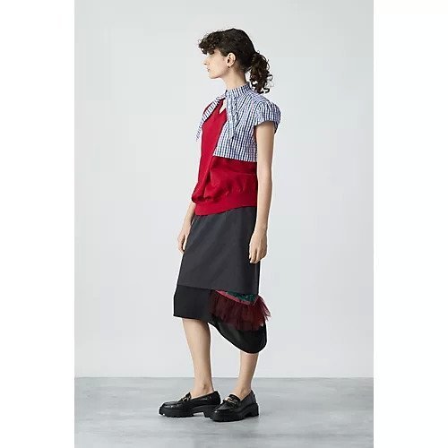 【カラー/kolor】のスカート 人気、トレンドファッション・服の通販 founy(ファニー) 　ファッション　Fashion　レディースファッション　WOMEN　スカート　Skirt　2023年　2023　2023春夏・S/S　Ss,Spring/Summer,2023　アシンメトリー　Asymmetry　サテン　Satin　シフォン　Chiffon　シンプル　Simple　スタイリッシュ　Stylish　ドッキング　Docking　other-3|ID: prp329100004553552 ipo3291000000032352804