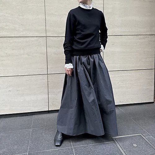 【ブリル/BRILL】のタフタロングスカート 人気、トレンドファッション・服の通販 founy(ファニー) 　ファッション　Fashion　レディースファッション　WOMEN　スカート　Skirt　ロングスカート　Long Skirt　イタリア　Italy　クラッシュ　Crash　タフタ　Taffeta　フレア　Flare　マキシ　Maxi　冬　Winter　other-2|ID: prp329100004553557 ipo3291000000032363294