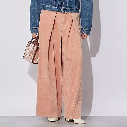 【ウーア/Uhr】のWide Corduroy Pants 人気、トレンドファッション・服の通販 founy(ファニー) 　ファッション　Fashion　レディースファッション　WOMEN　パンツ　Pants　コーデュロイ　Corduroy　シューズ　Shoes　バランス　Balance　ワイド　Wide　 other-1|ID: prp329100004553565 ipo3291000000032352977