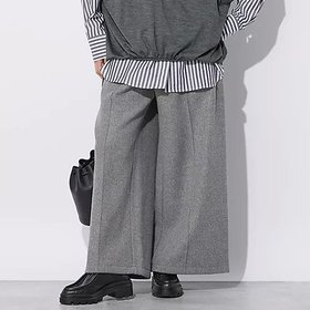 【コグ ザビッグスモーク/COGTHEBIGSMOKE】 GENEVA WIDELEG TROUSERS人気、トレンドファッション・服の通販 founy(ファニー) ファッション Fashion レディースファッション Fashion for Women パッチ Patch, Appliqué フラット Flat, Flat Shoes ポケット Pocket, Pocket Detail メルトン Melton, Heavy Wool ワイド Wide, Wide Fit 軽量 Lightweight, Ultra Light |ID:prp329100004553566
