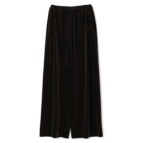 【コグ ザビッグスモーク/COGTHEBIGSMOKE】のALISON TROUSERS インテリア・キッズ・メンズ・レディースファッション・服の通販 founy(ファニー) 　ファッション　Fashion　レディースファッション　Ladies' Fashion Online　カットソー　Cut And Sew　ドローストリング　Drawstring　ビッグ　Big　ベロア　Velor　リラックス　Relax　エレガント 上品　Elegant　洗える　Washable　DK CHOCOLATE|ID: prp329100004553567 ipo3291000000032612498