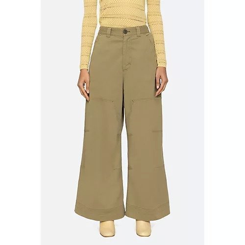 【シー ニューヨーク/Sea NEW YORK】のKARINA COTTON PANTS インテリア・キッズ・メンズ・レディースファッション・服の通販 founy(ファニー) 　ファッション　Fashion　レディースファッション　WOMEN　パンツ　Pants　シンプル　Simple　ポケット　Pocket　リラックス　Relax　レース　Race　ワイド　Wide　Tan|ID: prp329100004553583 ipo3291000000032184224