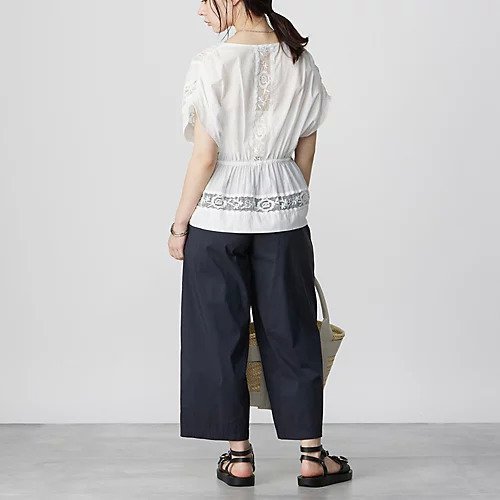 【ルージュ ヴィフ/Rouge vif】のイージーワイドパンツ 人気、トレンドファッション・服の通販 founy(ファニー) 　ファッション　Fashion　レディースファッション　Fashion for Women　パンツ　Pants & Trousers　ワイド　Wide, Wide Fit　人気　Popular, Best Seller　ビジネス 仕事 通勤　Business / Work / Commuting　夏　Summer　洗える　Machine Washable　other-3|ID: prp329100004553586 ipo3291000000032632618