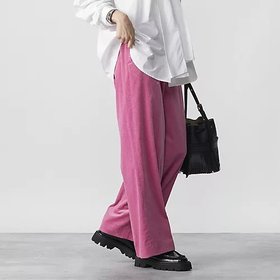 【ブリル/BRILL】 CORDUROY PANTS人気、トレンドファッション・服の通販 founy(ファニー) ファッション Fashion レディースファッション WOMEN パンツ Pants ウェーブ Wave サッカー Soccer ストレート Straight ミリタリー Military |ID:prp329100004553588