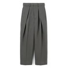 【ゼロエイトサーカス/08sircus】のViscose satin tuck in tuck pants dark khaki|ID: prp329100004553593 ipo3291000000033512919
