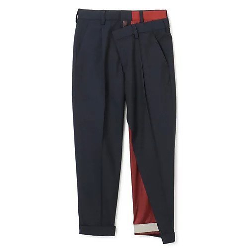 【カラー/kolor】のパンツ インテリア・キッズ・メンズ・レディースファッション・服の通販 founy(ファニー) 　ファッション　Fashion　レディースファッション　Fashion for Women　パンツ　Pants & Trousers　2023年　2023　2023-2024秋冬・A/W　Autumn/Winter 2023–24 AW23–24　カッティング　Cutting Detail　センター　Center, Center Line　ダウン　Down, Puffer　マニッシュ　Mannish, Boyish　Navy|ID: prp329100004553595 ipo3291000000033060871