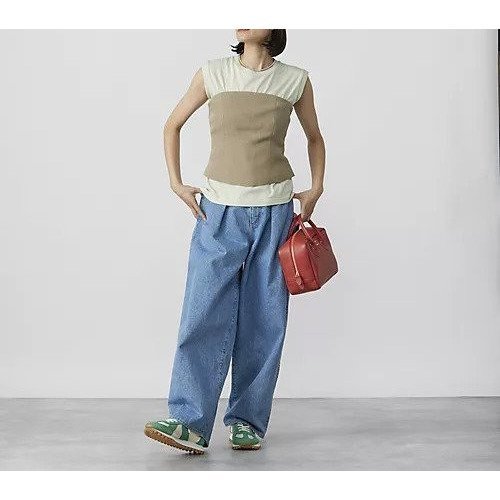 【ジェーンスミス/JANE SMITH】の14.5oz DENIM IN TUCK COMFORT TAPERED PANTS 人気、トレンドファッション・服の通販 founy(ファニー) 　ファッション　Fashion　レディースファッション　Fashion for Women　パンツ　Pants & Trousers　デニム　Denim, Jeans Material　フロント　Front, Front Design　ループ　Loop, Loop Knit　ヴィンテージ　Vintage Style　定番　Standard, Basic Item　other-2|ID: prp329100004553598 ipo3291000000034157907
