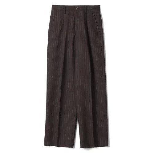 【シンゾーン/Shinzone】のPIN STRIPE SLACKS インテリア・キッズ・メンズ・レディースファッション・服の通販 founy(ファニー) 　ファッション　Fashion　レディースファッション　Ladies' Fashion Online　2023年　2023　2023-2024秋冬・A/W　Aw/Autumn/Winter//Fw/Fall-Winter/2023-2024　ストライプ　Stripe　パターン　Pattern　BROWN|ID: prp329100004553599 ipo3291000000032632677