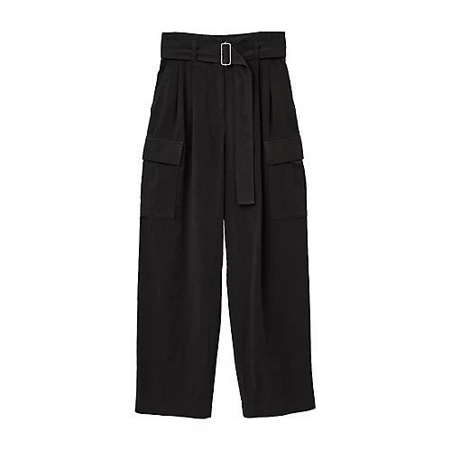 【クラネ/CLANE】のH/W BACK SLIT CARGO PANTS インテリア・キッズ・メンズ・レディースファッション・服の通販 founy(ファニー) 　ファッション　Fashion　レディースファッション　WOMEN　パンツ　Pants　おすすめ　Recommend　カーゴパンツ　Cargo Pants　スリット　Slit　ヴィンテージ　Vintage　春　Spring　BLACK|ID: prp329100004553627 ipo3291000000032184415