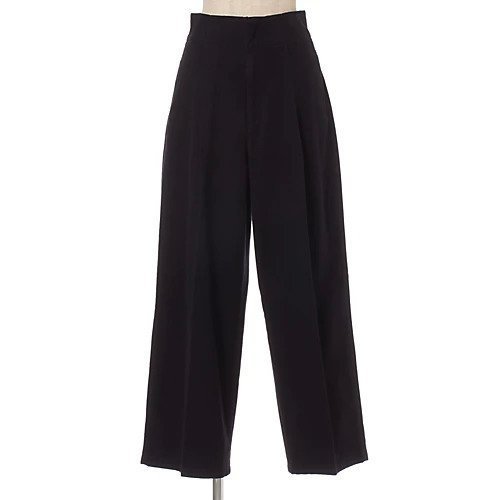 【村山佳世子/Kayoko Murayama】のタックスラックス インテリア・キッズ・メンズ・レディースファッション・服の通販 founy(ファニー) 　ファッション　Fashion　レディースファッション　WOMEN　スラックス　Slacks　セットアップ　Set Up　ドロップ　Drop　フロント　Front　別注　Special Order　ブラック|ID: prp329100004553633 ipo3291000000032354390