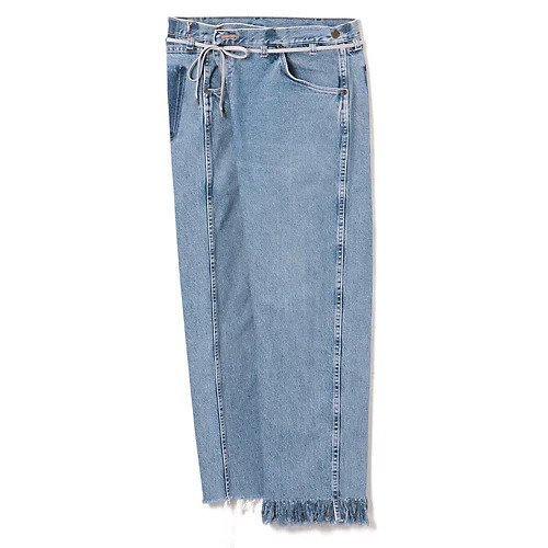 【メゾンエウレカ/MAISON EUREKA】のVINTAGE REWORK BIGGY PANTS インテリア・キッズ・メンズ・レディースファッション・服の通販 founy(ファニー) 　ファッション　Fashion　レディースファッション　WOMEN　パンツ　Pants　おすすめ　Recommend　ヘムライン　Hemline　リラックス　Relax　ワイド　Wide　ヴィンテージ　Vintage　ブルー|ID: prp329100004553635 ipo3291000000032184449