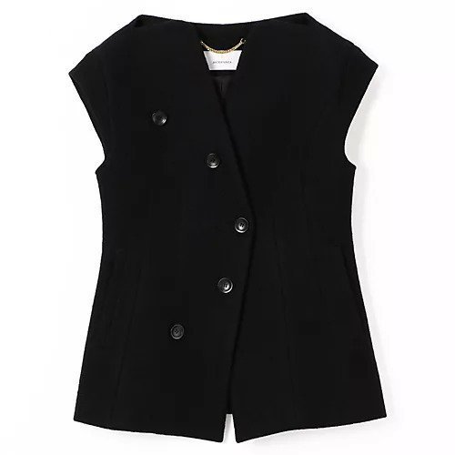 【アキラナカ/AKIRANAKA】のSesilia jacket インテリア・キッズ・メンズ・レディースファッション・服の通販 founy(ファニー) 　ファッション　Fashion　レディースファッション　Ladies' Fashion Online　アウター　Coat Outerwear　ジャケット　Jackets　2025年　2025　2025-2026秋冬・A/W　2025–2026 Fall/Winter Fashion A/W　シェイプ　Shape　レトロ　Retro　ワーク　Work　BLACK|ID: prp329100004553721 ipo3291000000032185017