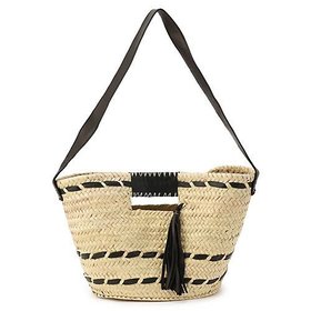 【ケシュルエッセンシャル/Kech Les Essentiels】のRAFFIA LEATHER TASSEL BAG MEDIUM 人気、トレンドファッション・服の通販 founy(ファニー) ファッション Fashion レディースファッション Ladies' Fashion Online ラウンド Round |ID:prp329100004553726