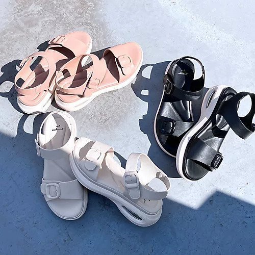 【エンチャンテッド/enchanted】のエアライクソールベルクロバックルサンダル 人気、トレンドファッション・服の通販 founy(ファニー) 　ファッション　Fashion　レディースファッション　WOMEN　バッグ　Bag　クッション　Cushion　サンダル　Sandals　スポーツ　Sports　スポーティ　Sporty　ラップ　Wrap　ロング　Long　other-2|ID: prp329100004553728 ipo3291000000032185059