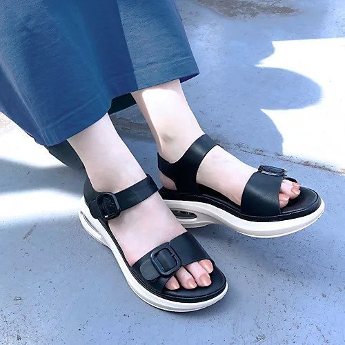 【エンチャンテッド/enchanted】のエアライクソールベルクロバックルサンダル 人気、トレンドファッション・服の通販 founy(ファニー) 　ファッション　Fashion　レディースファッション　WOMEN　バッグ　Bag　クッション　Cushion　サンダル　Sandals　スポーツ　Sports　スポーティ　Sporty　ラップ　Wrap　ロング　Long　other-3|ID: prp329100004553728 ipo3291000000032185060