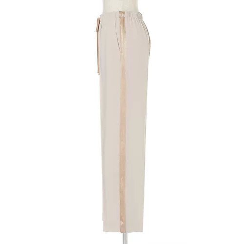 【エリン/ELIN】の側章パンツ 人気、トレンドファッション・服の通販 founy(ファニー) 　ファッション　Fashion　レディースファッション　Fashion for Women　パンツ　Pants & Trousers　ドローストリング　Drawstring, Pull Cord　ワイド　Wide, Wide Fit　人気　Popular, Best Seller　other-2|ID: prp329100004553745 ipo3291000000032632944