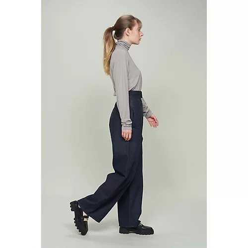 【リヴィントーン/LIVINGTONE】のBLEK - Zipper fly high waist 人気、トレンドファッション・服の通販 founy(ファニー) 　ファッション　Fashion　レディースファッション　Fashion for Women　インディゴ　Indigo Denim　コイン　Coin, Coin Design　ジップ　Zip, Zipper　ストレッチ　Stretch, Stretchy Fabric　スリット　Slit, Slit Detail　テーパード　Tapered, Tapered Pants　デニム　Denim, Jeans Material　フロント　Front, Front Design　ポケット　Pocket, Pocket Detail　ヨーク　Yoke, Yoke Design　other-2|ID: prp329100004553754 ipo3291000000032704769