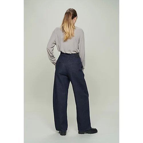 【リヴィントーン/LIVINGTONE】のBLEK - Zipper fly high waist 人気、トレンドファッション・服の通販 founy(ファニー) 　ファッション　Fashion　レディースファッション　Fashion for Women　インディゴ　Indigo Denim　コイン　Coin, Coin Design　ジップ　Zip, Zipper　ストレッチ　Stretch, Stretchy Fabric　スリット　Slit, Slit Detail　テーパード　Tapered, Tapered Pants　デニム　Denim, Jeans Material　フロント　Front, Front Design　ポケット　Pocket, Pocket Detail　ヨーク　Yoke, Yoke Design　other-3|ID: prp329100004553754 ipo3291000000032704771
