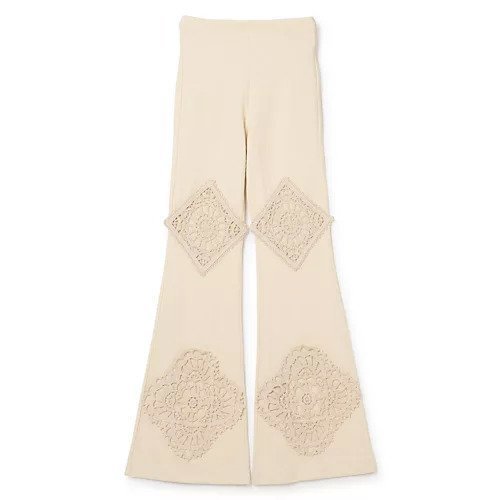 【アクネ ストゥディオズ/Acne Studios】のCROCHET TROUSERS 人気、トレンドファッション・服の通販 founy(ファニー) 　ファッション　Fashion　レディースファッション　WOMEN　クロシェ　Crochet　フラワー　Flower　フレア　Flare　レーシー　Lacey　洗える　Washable　透かし　Watermark　 other-1|ID: prp329100004553758 ipo3291000000032353937