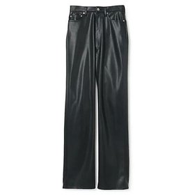 【チノ/CINOH】 SYNTHTIC LEATHER PANTS人気、トレンドファッション・服の通販 founy(ファニー) ファッション Fashion レディースファッション Fashion for Women パンツ Pants & Trousers ストレッチ Stretch, Stretchy Fabric ストレート Straight, Straight Cut デニム Denim, Jeans Material リアル Real, Realistic 洗える Machine Washable |ID:prp329100004553762