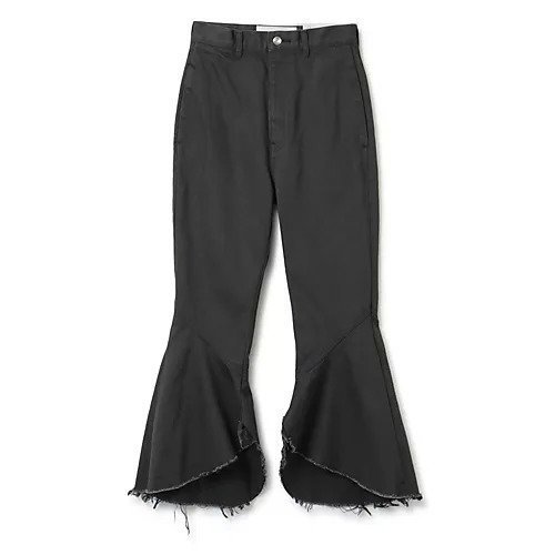 【リヴィントーン/LIVINGTONE】のLADY P - Flared with fringe cropped インテリア・キッズ・メンズ・レディースファッション・服の通販 founy(ファニー) https://founy.com/ ファッション Fashion レディースファッション Fashion for Women 2022年 2022 2022-2023秋冬・A/W Autumn/Winter 2022–23 AW22–23 カットオフ Cut-Off Design フェミニン Feminine, Girly フリンジ Fringe, Tassel フレア Flare, Flared 洗える Machine Washable |ID: prp329100004553792 ipo3291000000032704868
