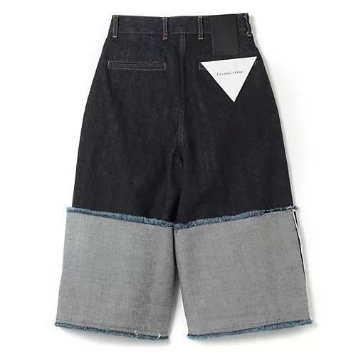 【リヴィントーン/LIVINGTONE】のDOLK4 - Flair culottes 人気、トレンドファッション・服の通販 founy(ファニー) 　ファッション　Fashion　レディースファッション　Fashion for Women　スカート　Skirts　2024年　2024　2024春夏・S/S　Spring/Summer 2024 SS24　デニム　Denim, Jeans Material　フリンジ　Fringe, Tassel　洗える　Machine Washable　other-2|ID: prp329100004553802 ipo3291000000032704882