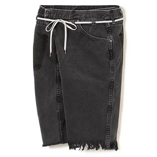 【メゾンエウレカ/MAISON EUREKA】のVINTAGE REWORK BIGGY SHORTS インテリア・キッズ・メンズ・レディースファッション・服の通販 founy(ファニー) https://founy.com/ ファッション Fashion レディースファッション Fashion for Women アシンメトリー Asymmetrical Style デニム Denim, Jeans Material フリンジ Fringe, Tassel リメイク Remake, Reconstructed レース Lace, Lace Fabric ヴィンテージ Vintage Style |ID: prp329100004553808 ipo3291000000033856114