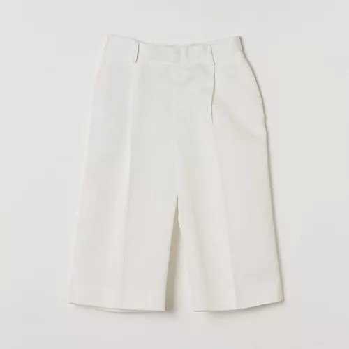 【ラスパイユ/raspail】のTUCK HALF PT インテリア・キッズ・メンズ・レディースファッション・服の通販 founy(ファニー) 　ファッション　Fashion　レディースファッション　WOMEN　パンツ　Pants　ショート　Short　センター　Center　フロント　Front　エレガント 上品　Elegant　WHITE|ID: prp329100004553809 ipo3291000000032185543