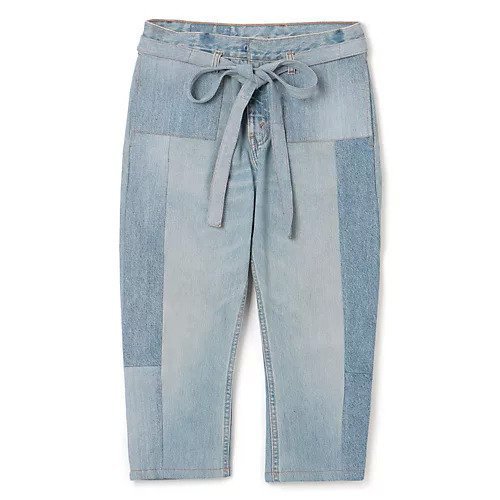 【シーオール/SEEALL】のRECONSTRUCTED STRING DENIM インテリア・キッズ・メンズ・レディースファッション・服の通販 founy(ファニー) 　ファッション　Fashion　レディースファッション　WOMEN　ウォッシュ　Wash　テーパード　Tapered　デニム　Denim　パッチワーク　Patchwork　DENIM|ID: prp329100004553816 ipo3291000000032185584