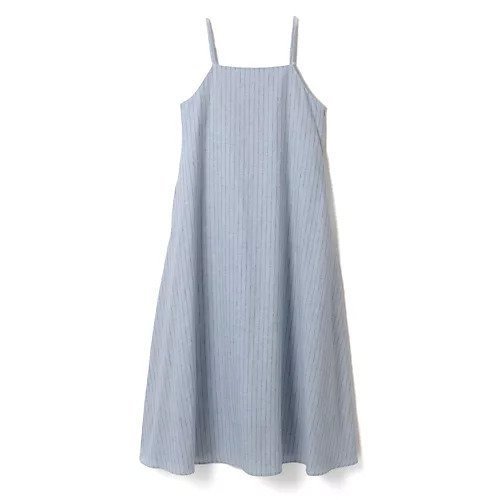 【スアデオ/suadeo】のリネン混ストライプキャミワンピース インテリア・キッズ・メンズ・レディースファッション・服の通販 founy(ファニー) 　ファッション　Fashion　レディースファッション　Fashion for Women　ワンピース　Dresses　キャミソールワンピース　Camisole Dresses　キャミワンピース　Cami Dress, Slip Dress　ストライプ　Stripe, Striped Pattern　ベーシック　Basic, Essential　ポケット　Pocket, Pocket Detail　リネン　Linen, Linen Fabric　夏　Summer　洗える　Machine Washable　ブルー|ID: prp329100004553836 ipo3291000000034942168