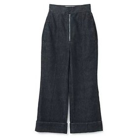 【リヴィントーン/LIVINGTONE】のBLEK3 - Turn up flare cropped 人気、トレンドファッション・服の通販 founy(ファニー) ファッション Fashion レディースファッション Fashion for Women 2022年 2022 2022 春夏 S/S Spring/Summer 2022 SS22 クロップド Cropped, Short Length デニム Denim, Jeans Material ロールアップ Roll-Up, Cuffed Hem ワイド Wide, Wide Fit |ID:prp329100004553872