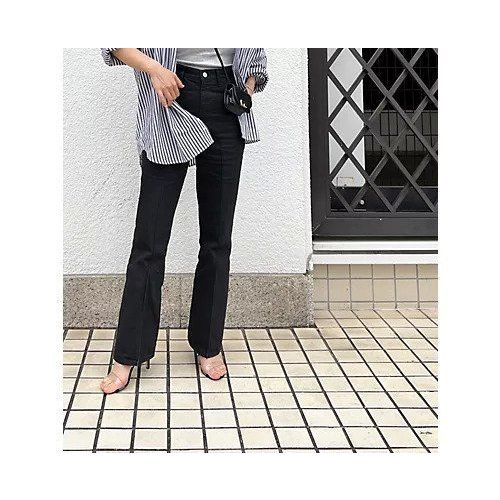 【ハンサム/THE HANDSOME】のハイライズブーツカットデニム 人気、トレンドファッション・服の通販 founy(ファニー) 　ファッション　Fashion　レディースファッション　WOMEN　ハイライズ　High Rise　ポケット　Pocket　洗える　Washable　other-3|ID: prp329100004553883 ipo3291000000032186027