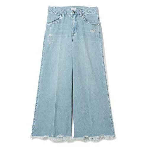 【プロタゴニスタ/PROTAGONISTA】のワイドデニム インテリア・キッズ・メンズ・レディースファッション・服の通販 founy(ファニー) 　ファッション　Fashion　レディースファッション　WOMEN　カットオフ　Cut Off　コレクション　Collection　デニム　Denim　フレア　Flare　ワイド　Wide　ブルーユーズド|ID: prp329100004553889 ipo3291000000032360439