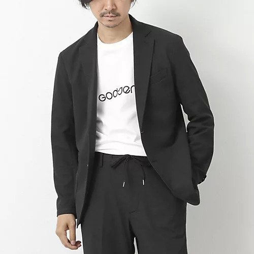 【ノーリーズ グッドマン/NOLLEY'S goodman / MEN】の《セットアップ対応》Primeflex 吸水速乾 メランジ カノコ ストレッチイージーJK 25SS インテリア・キッズ・メンズ・レディースファッション・服の通販 founy(ファニー) 　ファッション　Fashion　メンズファッション　Fashion for Men　セットアップ　Matching Sets　吸水　Absorbent, Quick-Dry　軽量　Lightweight, Ultra Light　鹿の子　Piqué, Kanoko Fabric　シェイプ　Shape, Slim Fit　ジャケット　Jacket, Outerwear　ストレッチ　Stretch, Stretchy Fabric　セットアップ　Set-Up, Coordinated Outfit　フロント　Front, Front Design　ポケット　Pocket, Pocket Detail　ポロシャツ　Polo Shirt, Collared Tee　メランジ　Melange, Mixed Yarn　リネン　Linen, Linen Fabric　ビジネス 仕事 通勤　Business / Work / Commuting　2025年　2025　2025春夏・S/S　Spring/Summer 2025 SS25　ブラック|ID: prp329100004553904 ipo3291000000032186141