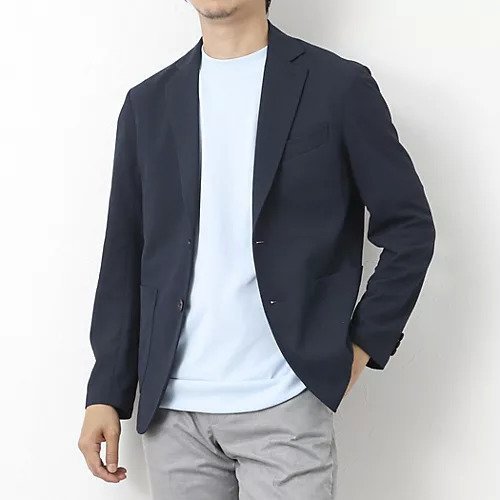 【ノーリーズ グッドマン/NOLLEY'S goodman / MEN】の《セットアップ対応》Primeflex 吸水速乾 メランジ カノコ ストレッチイージーJK 25SS 人気、トレンドファッション・服の通販 founy(ファニー) 　ファッション　Fashion　メンズファッション　Fashion for Men　セットアップ　Matching Sets　吸水　Absorbent, Quick-Dry　軽量　Lightweight, Ultra Light　鹿の子　Piqué, Kanoko Fabric　シェイプ　Shape, Slim Fit　ジャケット　Jacket, Outerwear　ストレッチ　Stretch, Stretchy Fabric　セットアップ　Set-Up, Coordinated Outfit　フロント　Front, Front Design　ポケット　Pocket, Pocket Detail　ポロシャツ　Polo Shirt, Collared Tee　メランジ　Melange, Mixed Yarn　リネン　Linen, Linen Fabric　ビジネス 仕事 通勤　Business / Work / Commuting　2025年　2025　2025春夏・S/S　Spring/Summer 2025 SS25　other-2|ID: prp329100004553904 ipo3291000000032186143