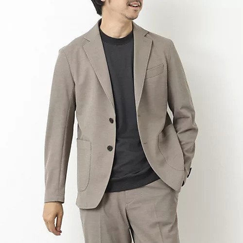 【ノーリーズ グッドマン/NOLLEY'S goodman / MEN】の《セットアップ対応》Primeflex 吸水速乾 メランジ カノコ ストレッチイージーJK 25SS インテリア・キッズ・メンズ・レディースファッション・服の通販 founy(ファニー) 　ファッション　Fashion　メンズファッション　Fashion for Men　セットアップ　Matching Sets　吸水　Absorbent, Quick-Dry　軽量　Lightweight, Ultra Light　鹿の子　Piqué, Kanoko Fabric　シェイプ　Shape, Slim Fit　ジャケット　Jacket, Outerwear　ストレッチ　Stretch, Stretchy Fabric　セットアップ　Set-Up, Coordinated Outfit　フロント　Front, Front Design　ポケット　Pocket, Pocket Detail　ポロシャツ　Polo Shirt, Collared Tee　メランジ　Melange, Mixed Yarn　リネン　Linen, Linen Fabric　ビジネス 仕事 通勤　Business / Work / Commuting　2025年　2025　2025春夏・S/S　Spring/Summer 2025 SS25　ベージュ|ID: prp329100004553904 ipo3291000000033841246