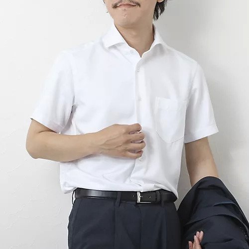 【ノーリーズ グッドマン/NOLLEY'S goodman / MEN】の《ビジカジ対応》【SMART TECH】吸水速乾 イージーアイロンWD SS 25SS インテリア・キッズ・メンズ・レディースファッション・服の通販 founy(ファニー) 　ファッション　Fashion　メンズファッション　Men's Style Online　2025年　2025　2025春夏・S/S　Ss,Spring/Summer,2025　インナー　Inner　クール　Cool　ジャケット　Jacket　スマート　Smart　スラックス　Slacks　ドレス　Dress　ビジネス 仕事 通勤　Business　ワイド　Wide　半袖　Short Sleeve　吸水　Water Absorption　夏　Summer　ホワイト|ID: prp329100004553922 ipo3291000000032523479