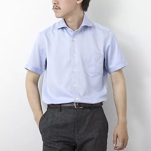 【ノーリーズ グッドマン/NOLLEY'S goodman / MEN】の《ビジカジ対応》【SMART TECH】吸水速乾 イージーアイロンWD SS 25SS インテリア・キッズ・メンズ・レディースファッション・服の通販 founy(ファニー) 　ファッション　Fashion　メンズファッション　Men's Style Online　2025年　2025　2025春夏・S/S　Ss,Spring/Summer,2025　インナー　Inner　クール　Cool　ジャケット　Jacket　スマート　Smart　スラックス　Slacks　ドレス　Dress　ビジネス 仕事 通勤　Business　ワイド　Wide　半袖　Short Sleeve　吸水　Water Absorption　夏　Summer　ブルー|ID: prp329100004553922 ipo3291000000032523481