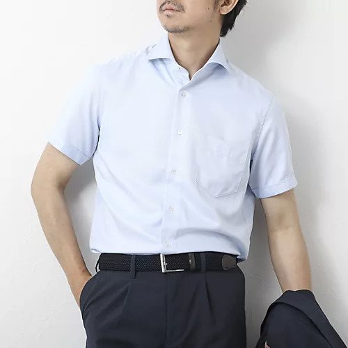 【ノーリーズ グッドマン/NOLLEY'S goodman / MEN】の《ビジカジ対応》【SMART TECH】吸水速乾 イージーアイロンWD SS 25SS インテリア・キッズ・メンズ・レディースファッション・服の通販 founy(ファニー) 　ファッション　Fashion　メンズファッション　Men's Style Online　2025年　2025　2025春夏・S/S　Ss,Spring/Summer,2025　インナー　Inner　クール　Cool　ジャケット　Jacket　スマート　Smart　スラックス　Slacks　ドレス　Dress　ビジネス 仕事 通勤　Business　ワイド　Wide　半袖　Short Sleeve　吸水　Water Absorption　夏　Summer　ライトブルー|ID: prp329100004553922 ipo3291000000032523484