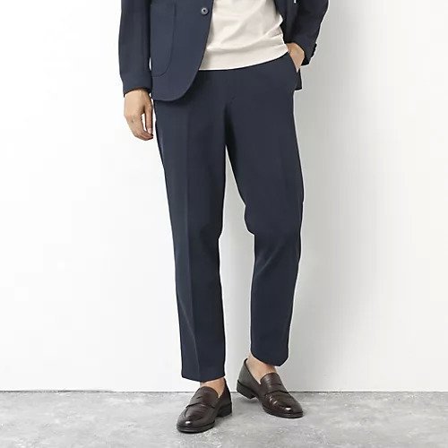 【ノーリーズ グッドマン/NOLLEY'S goodman / MEN】の《ビジカジ/セットアップ対応》Primeflex 吸水速乾 メランジ カノコ ストレッチイージーPT インテリア・キッズ・メンズ・レディースファッション・服の通販 founy(ファニー) 　ファッション　Fashion　メンズファッション　Fashion for Men　セットアップ　Matching Sets　吸水　Absorbent, Quick-Dry　軽量　Lightweight, Ultra Light　鹿の子　Piqué, Kanoko Fabric　ジャケット　Jacket, Outerwear　ストレッチ　Stretch, Stretchy Fabric　スニーカー　Sneakers, Trainers　セットアップ　Set-Up, Coordinated Outfit　ドローコード　Drawcord, Drawstring Cord　メランジ　Melange, Mixed Yarn　リネン　Linen, Linen Fabric　ビジネス 仕事 通勤　Business / Work / Commuting　ネイビー|ID: prp329100004553925 ipo3291000000032186324
