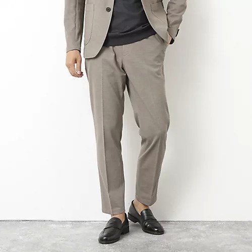 【ノーリーズ グッドマン/NOLLEY'S goodman / MEN】の《ビジカジ/セットアップ対応》Primeflex 吸水速乾 メランジ カノコ ストレッチイージーPT インテリア・キッズ・メンズ・レディースファッション・服の通販 founy(ファニー) 　ファッション　Fashion　メンズファッション　Fashion for Men　セットアップ　Matching Sets　吸水　Absorbent, Quick-Dry　軽量　Lightweight, Ultra Light　鹿の子　Piqué, Kanoko Fabric　ジャケット　Jacket, Outerwear　ストレッチ　Stretch, Stretchy Fabric　スニーカー　Sneakers, Trainers　セットアップ　Set-Up, Coordinated Outfit　ドローコード　Drawcord, Drawstring Cord　メランジ　Melange, Mixed Yarn　リネン　Linen, Linen Fabric　ビジネス 仕事 通勤　Business / Work / Commuting　ベージュ|ID: prp329100004553925 ipo3291000000032186326