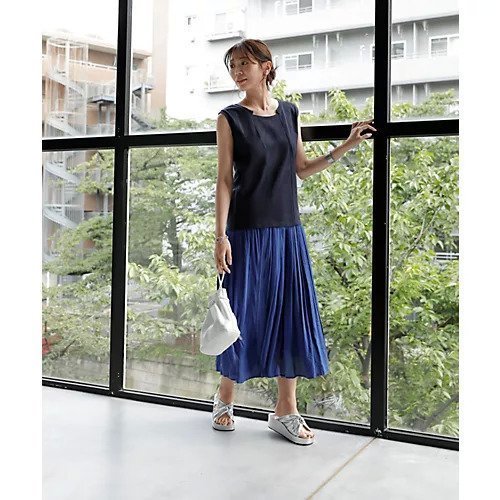 【スタイルデリ/STYLE DELI】の首元デザインノースリカットトップス 人気、トレンドファッション・服の通販 founy(ファニー) 　ファッション　Fashion　レディースファッション　Fashion for Women　トップス・カットソー　Cut & Sew Tops　インナー　Innerwear　春　Spring　キャミソール　Camisole, Spaghetti Strap Top　サロペット　Overalls, Salopette　ジャケット　Jacket, Outerwear　ノースリーブ　Sleeveless, No-Sleeve　フィット　Fit, Slim Fit　フロント　Front, Front Design　ボックス　Boxy, Box Shape　ポケット　Pocket, Pocket Detail　半袖　Short Sleeve, Half Sleeve　S/S・春夏　SS, Spring/Summer, Warm Season　夏　Summer　エレガント 上品　Elegant　other-2|ID: prp329100004555536 ipo3291000000032196725