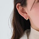 【フィービィー/phoebe】の【痛くないシリーズ】ハンサムホースシューライトフィットイヤリング クリア|ID: prp329100004556765 ipo3291000000032208131