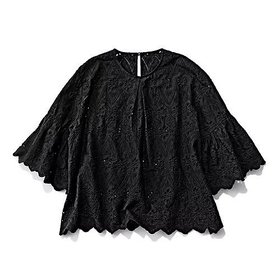 【エムセブンデイズ/M7days】のコットンレースブラウス 人気、トレンドファッション・服の通販 founy(ファニー) ファッション Fashion レディースファッション WOMEN トップス・カットソー Tops/Tshirt シャツ/ブラウス Shirts/Blouses コンパクト Compact スカラップ Scalloped バランス Balance フレア Flare フロント Front レース Race 洗える Washable |ID:prp329100004557904