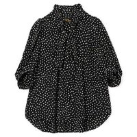 【ペールジュート/Pale Jute】のpolka dot ribbon half sleeve blouse 人気、トレンドファッション・服の通販 founy(ファニー) ファッション Fashion レディースファッション WOMEN トップス・カットソー Tops/Tshirt ギャザー Gather フロント Front リボン Ribbon 半袖 Short Sleeve 洗える Washable |ID:prp329100004557905