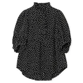 【ペールジュート/Pale Jute】 polka dot half sleeve blouse人気、トレンドファッション・服の通販 founy(ファニー) ファッション Fashion レディースファッション WOMEN トップス・カットソー Tops/Tshirt ギャザー Gather プリント Print ボトム Bottom 半袖 Short Sleeve 定番 Standard 水玉 Polka Dots 洗える Washable |ID:prp329100004557906