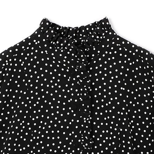 【ペールジュート/Pale Jute】のpolka dot sleeveless blouse 人気、トレンドファッション・服の通販 founy(ファニー) 　ファッション　Fashion　レディースファッション　Fashion for Women　トップス・カットソー　Cut & Sew Tops　ギャザー　Gathered, Ruffled　ノースリーブ　Sleeveless, No-Sleeve　プリント　Print, Printed Pattern　ボトム　Bottoms, Lower Wear　定番　Standard, Basic Item　水玉　Polka Dot, Dot Pattern　洗える　Machine Washable　other-3|ID: prp329100004557907 ipo3291000000033878194