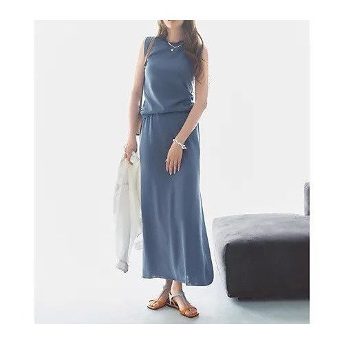【エムセブンデイズ/M7days】の前後2WAYすっきり見えノースリーブニット 人気、トレンドファッション・服の通販 founy(ファニー) 　ファッション　Fashion　レディースファッション　WOMEN　トップス・カットソー　Tops/Tshirt　ニット　Knit Tops　キャミソール / ノースリーブ　No Sleeves　コンパクト　Compact　シンプル　Simple　セットアップ　Set Up　ノースリーブ　No Sleeve　ホールガーメント　Whole Garment　夏　Summer　洗える　Washable　other-2|ID: prp329100004557908 ipo3291000000032219845