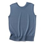【エムセブンデイズ/M7days】の前後2WAYすっきり見えノースリーブニット 人気、トレンドファッション・服の通販 founy(ファニー) ファッション Fashion レディースファッション Fashion for Women トップス・カットソー Cut & Sew Tops ニット Knit Tops & Sweaters キャミソール&ノースリーブ Camisoles & Sleeveless Tops コンパクト Compact, Small Size シンプル Simple, Minimal セットアップ Set-Up, Coordinated Outfit ノースリーブ Sleeveless, No-Sleeve ホールガーメント WholeGarment, Seamless Knit 夏 Summer 洗える Machine Washable thumbnail スモークブルー|ID: prp329100004557908 ipo3291000000036286750