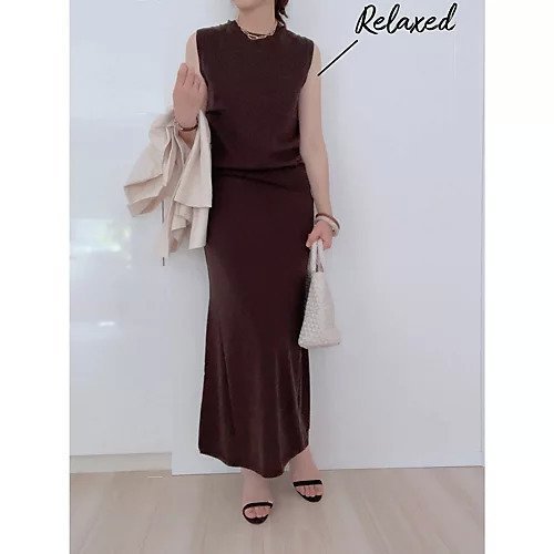 【エムセブンデイズ/M7days】の前後2WAYすっきり見えノースリーブニット 人気、トレンドファッション・服の通販 founy(ファニー) 　ファッション　Fashion　レディースファッション　Fashion for Women　トップス・カットソー　Cut & Sew Tops　ニット　Knit Tops & Sweaters　キャミソール&ノースリーブ　Camisoles & Sleeveless Tops　コンパクト　Compact, Small Size　シンプル　Simple, Minimal　セットアップ　Set-Up, Coordinated Outfit　ノースリーブ　Sleeveless, No-Sleeve　ホールガーメント　WholeGarment, Seamless Knit　夏　Summer　洗える　Machine Washable　other-2|ID: prp329100004557908 ipo3291000000036286751